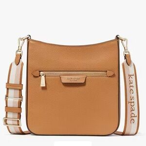 Kate Spade Tan Hudson Messanger Crossbody Bag
